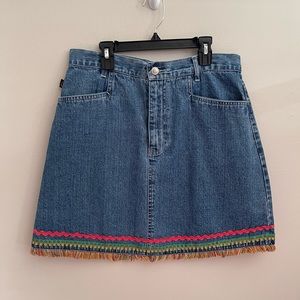 Vintage No Excuses Denim Skirt